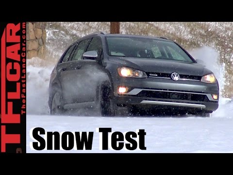 2017 VW Golf Alltrack AWD Snowy Colorado Review: First Snow & First Tracks