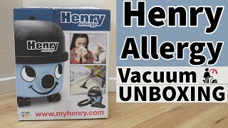 Henry Allergy HVA160 Canister Vacuum UNBOXING & TEST