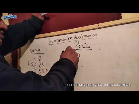 SUMA Y RESTA CON PUNTO DECIMAL  SUPER FACIL - MATEMÁTICAS para sencillo
