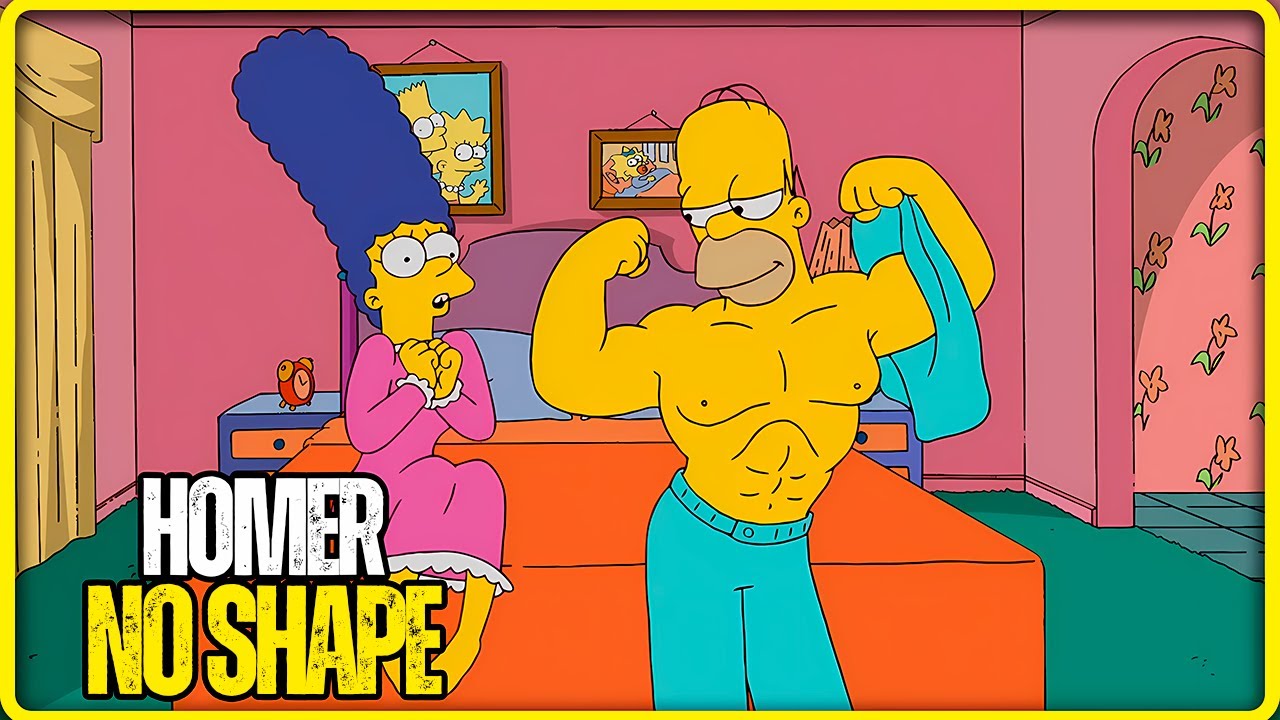 HOMER COLOCOU O SHAPE PRA MARGE E VIROU UM HERÓI | OS SIMPSONS