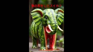 象の形をしたスイカが凄い！