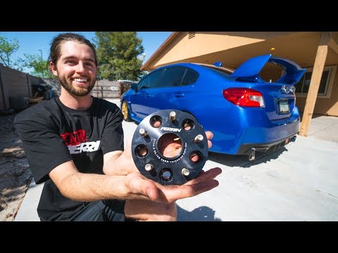 Perfect Subaru WRX/STi Fitment w/ PERRIN 20mm Wheel Spacers!