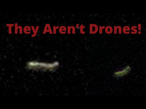 Closeup Images of Lights in Sky | These Are UFO's not Drones!