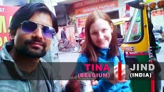 preview picture of video 'बेल्जियम से जींद आयी टीना - BELGIUM GIRL "TINA" EXPLORING JIND CITY | StarKapoor Production'