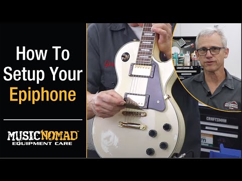 EPIPHONE LES PAUL - How to Setup Your Electric Guitar - Step by Step
