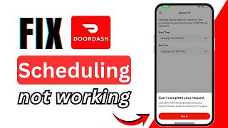 DoorDash Scheduling Not Working Fix Dash Scheduling Issues Fast (2026)