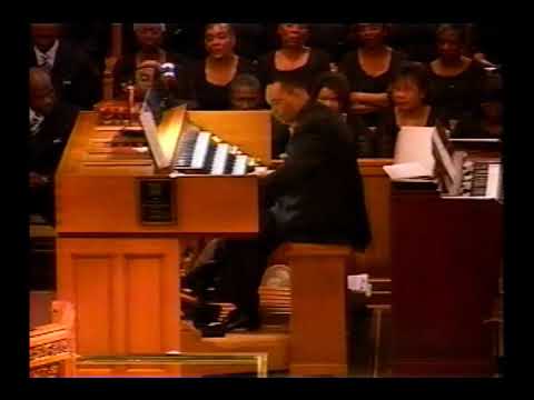 Dr. James Abbington at the organ, Great Is Thy Faithfulness