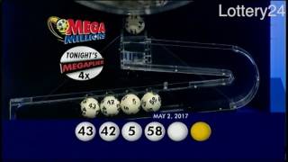 2017 05 02 Mega Millions Numbers and draw results