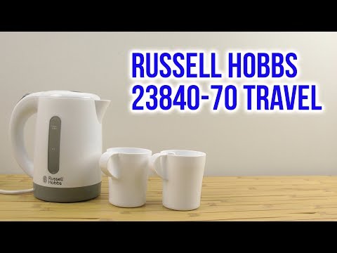 Russell Hobbs 23840-70 kelioninis virdulys (Baltas) 1000 W, 0.85 l video