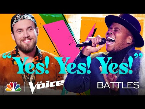 Mike Jerel vs. Zach Day - Miguel's "Adorn" - The Voice Battles 2020