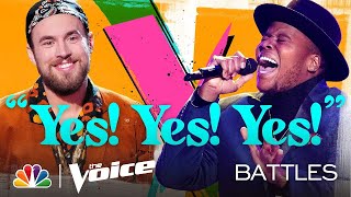 Mike Jerel vs. Zach Day - Miguel&#39;s &quot;Adorn&quot; - The Voice Battles 2020