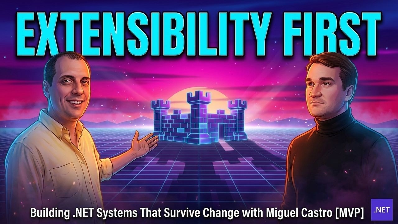 EXTENSIBILITY FIRST: Building .NET Systems That Survive Change with Miguel Castro [MVP]