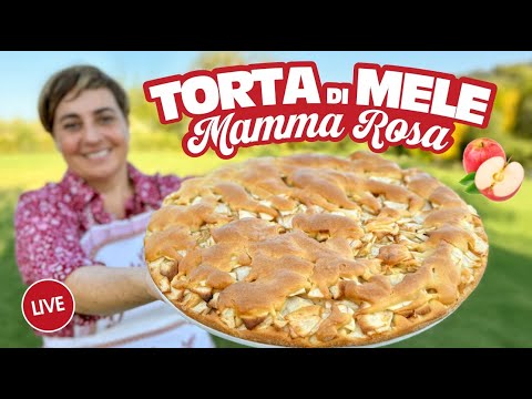 TORTA DI MELE "Mamma Rosa" 🍎  Ricetta in Diretta Fatto in Casa da Benedetta