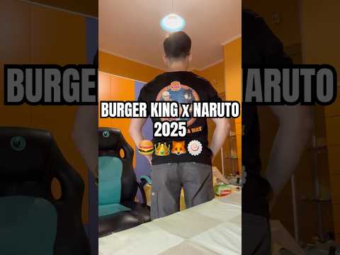 Burger King 2025 - Naruto #burgerking #naruto #tshirt #italy #anime #unboxing #trending #art