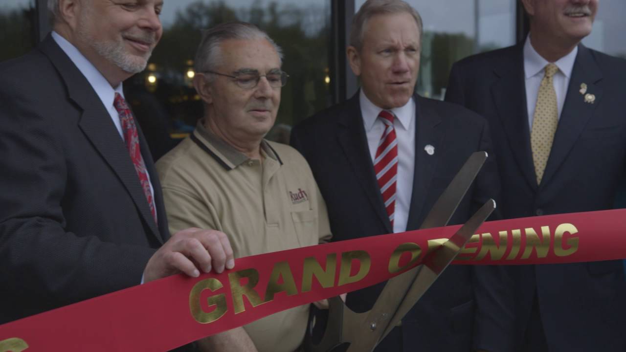 Rudy's Ribbon-Cutting: The Big Scissors