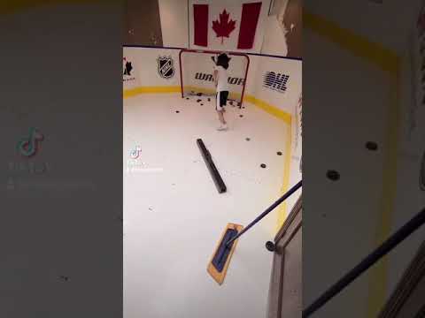9 year old - hockey tricks from tiktok 
