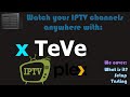 XTeVe Plex Watch Your IPTV Channels Anywhere Video Request