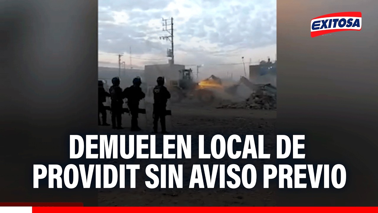 🔴🔵 Vecinos de Gregorio Albarracín molestos por demolición de local de Providit