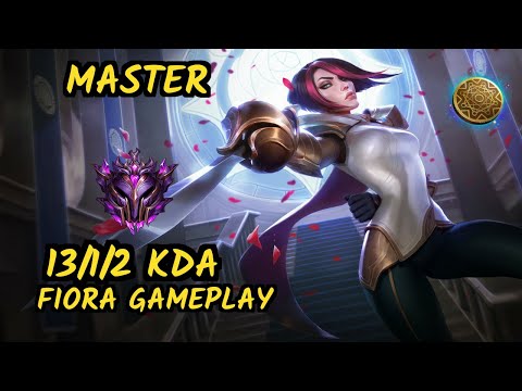 LEP (FIORA) vs RIVEN - 13/1/2 KDA TOP GAMEPLAY - BR Ranked MASTER