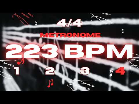 223 BPM - 4/4 Metronome