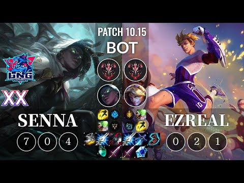 LNG Xx Senna vs Ezreal Bot - KR Patch 10.15