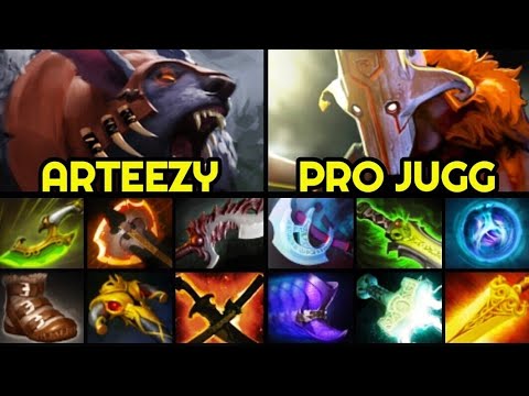 ARTEEZY Ursa Hard Game vs 100% Counter Build Juggernaut 7.28 Dota 2