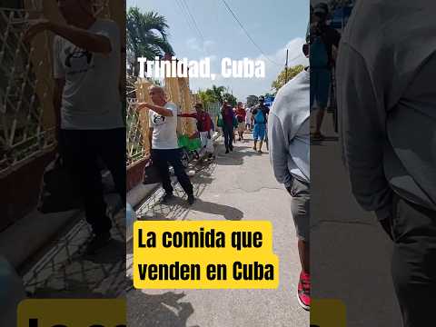 La comida que venden en Cuba (el karaoke Trinidad)