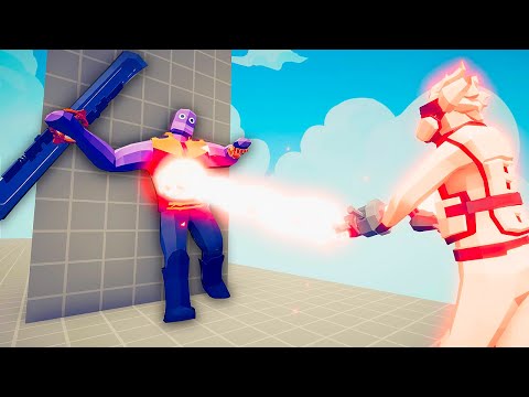 NEON FOCUS BEAM vs EVERY UNIT | TABS Totally Accurate Battle Simulator