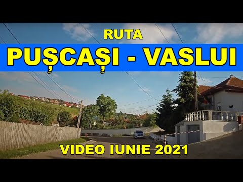 Drumul PUSCASI - REDIU Vaslui din masina iunie 2021 video 1440p