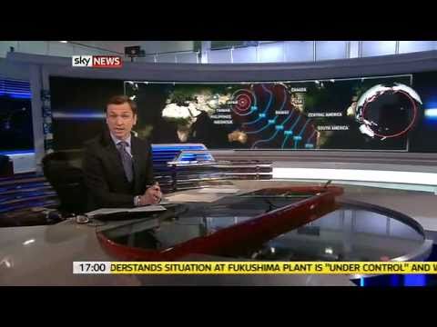 Sky News: Live at Five - Japan Earthquake - Day 1