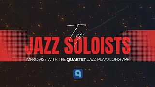 Top jazz soloists improvise with the Quartet jazz standards playalong app - Graham Harvey (piano)