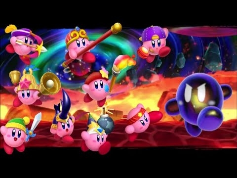 Kirby Fighters 2 - All Abilities vs. Shadow Kirby (Very Hard) Part 1