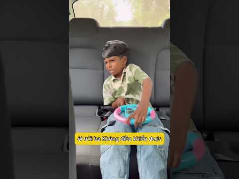 Cậu bé điều khiển vô lăng khiến ba bị ta.i nạn xe 😭😭