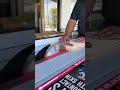 SawStop Table saw hotdog test in slow motion from IWF and Rockler event