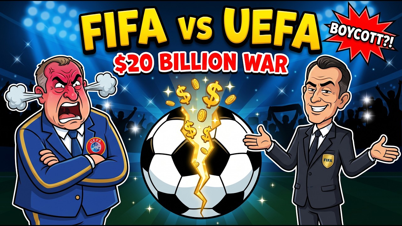 FIFA vs UEFA WAR 💣 (The $20 BILLION Plan that could CANCEL the World Cup)