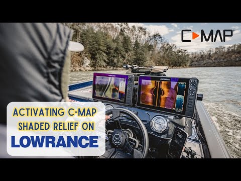 Activating C-Map Shaded Relief on Lowrance HDS