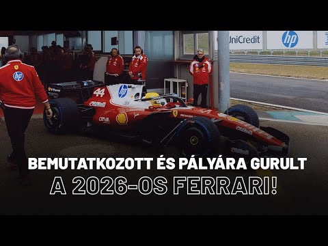 Bemutatta új F1-esét a Ferrari, pályán az SF-26-os! #F1 #Ferrari