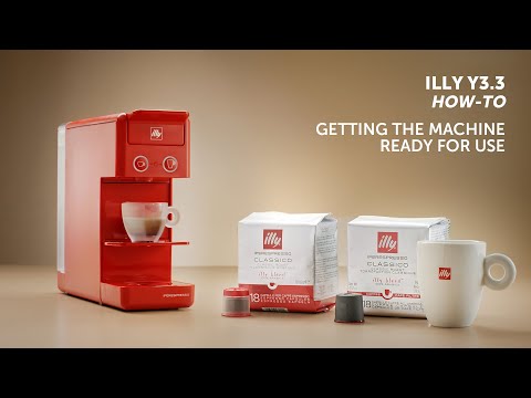How to get your illy Y3.3 coffee machine up and running
