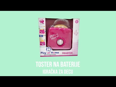 Toster igračka na baterije iz koga ISKAČE HLEB!
