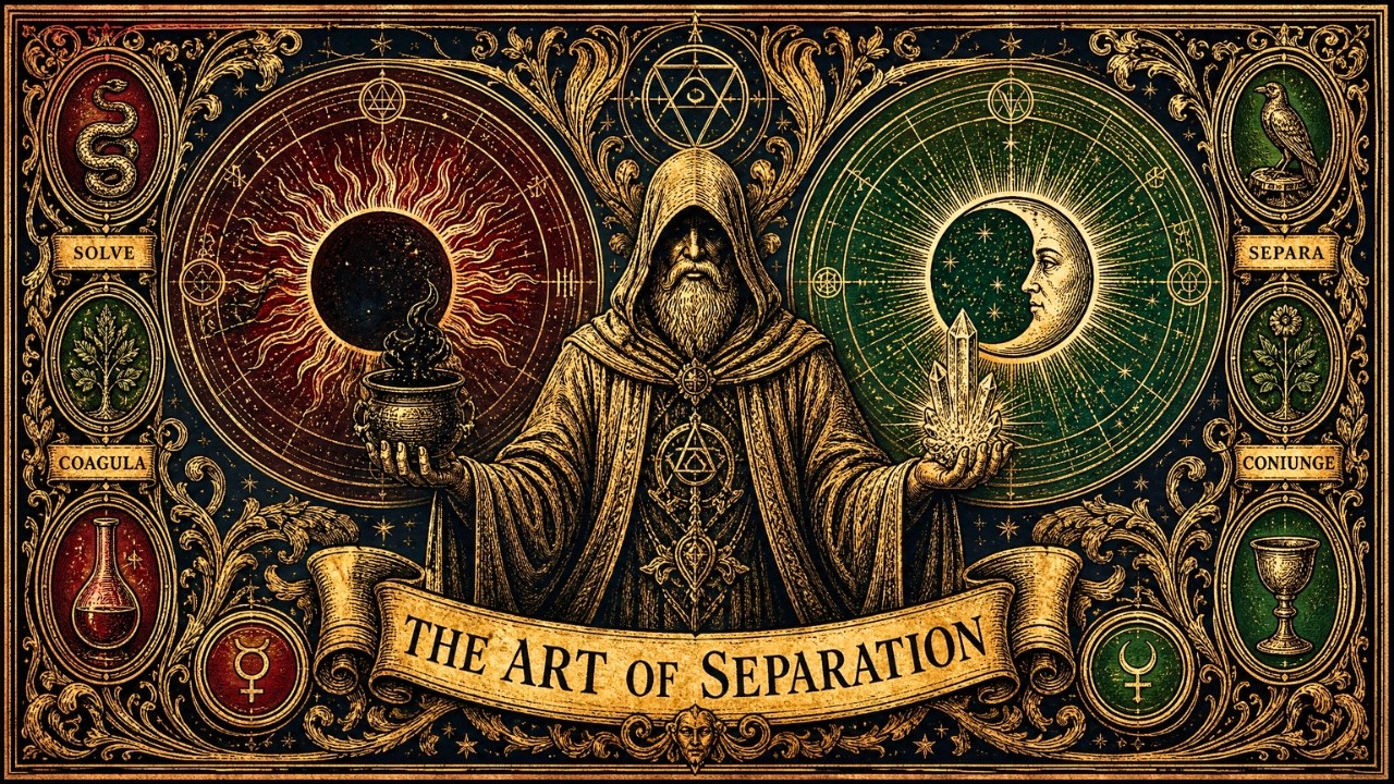 Separatio — The Alchemical Cut That Removes What You Were Never Supposed to Keep (Alchemy & Jung)