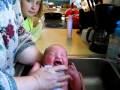 Mason S First Bath
