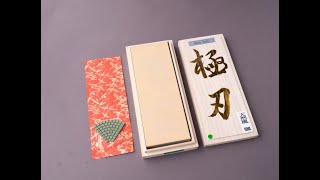NSK Kogyo Oboro Knife 800 vs. FSK Vitrified Diamond 1000 grit #sharpening