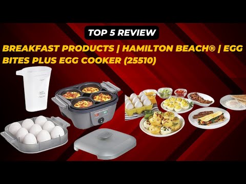 ✔Breakfast Products | Hamilton Beach® | Egg Bites Plus Egg Cooker (25510)