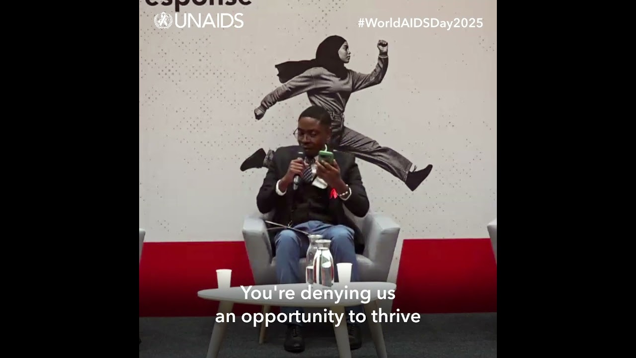 We are not just statistics, says Paul Ndhlovu, HIV peer educator