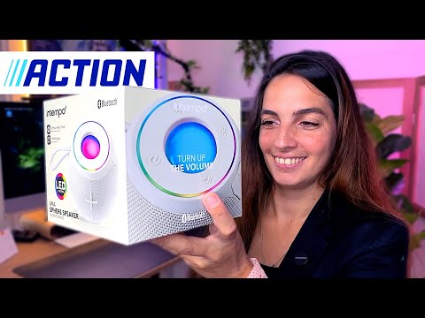 Bluetooth Sphere speakers with 7 LEDs from the Intempo brand from ACTION