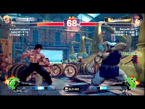 SSF4 AE:2012 ProudStrawberry (Gouken) vs BenjoMUSH (Fei Long)