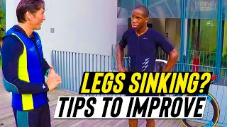 Help TRIATHLETE with LEGS SINKING during FREESTYLE (Swim lesson)