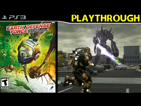 Earth Defense Force: Insect Armageddon (PS3) - Playthrough - (1080p, original console) No Commentary