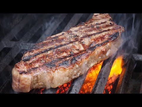 1 HOUR Grilling Meat BBQ Sounds | Sizzling Sound | Barbecue Sound | Soothing Grill Sounds