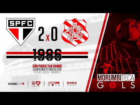 São Paulo 2x0 Bangu - Brasileiro 1986 - fase 02 - rodada 03 - 22/10/1986